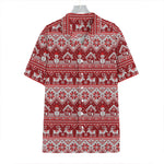 Merry Christmas Knitted Pattern Print Hawaiian Shirt