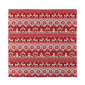 Merry Christmas Knitted Pattern Print Silk Bandana