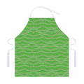 Merry Christmas Lights Pattern Print Adjustable Apron