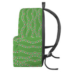 Merry Christmas Lights Pattern Print Backpack