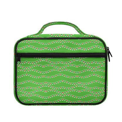 Merry Christmas Lights Pattern Print Briefcase Bible Bag
