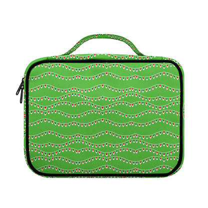 Merry Christmas Lights Pattern Print Briefcase Bible Bag
