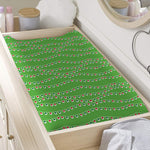 Merry Christmas Lights Pattern Print Changing Pad Cover