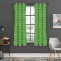Merry Christmas Lights Pattern Print Grommet Curtain Panels