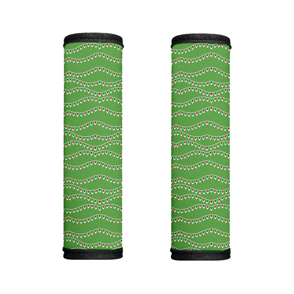 Merry Christmas Lights Pattern Print Handle Covers