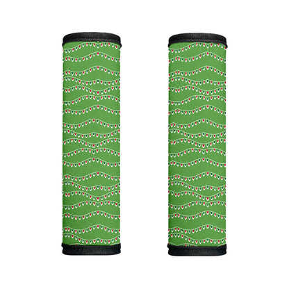 Merry Christmas Lights Pattern Print Handle Covers