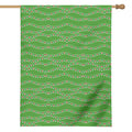 Merry Christmas Lights Pattern Print House Flag