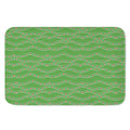 Merry Christmas Lights Pattern Print Indoor Door Mat