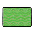 Merry Christmas Lights Pattern Print Kitchen Mat