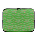 Merry Christmas Lights Pattern Print Laptop Sleeve