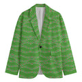 Merry Christmas Lights Pattern Print Men's Blazer