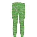 Merry Christmas Lights Pattern Print Men's Leggings