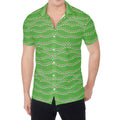 Merry Christmas Lights Pattern Print Men's Shirt