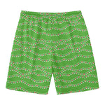Merry Christmas Lights Pattern Print Men's Swim Trunks