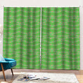 Merry Christmas Lights Pattern Print Pencil Pleat Curtains