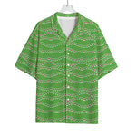 Merry Christmas Lights Pattern Print Rayon Hawaiian Shirt