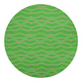 Merry Christmas Lights Pattern Print Round Blanket