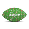Merry Christmas Lights Pattern Print Rugby Ball