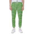 Merry Christmas Lights Pattern Print Joggers
