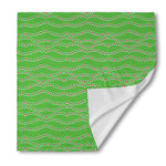 Merry Christmas Lights Pattern Print Silk Bandana