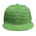 Merry Christmas Lights Pattern Print Snapback Cap