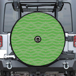 Merry Christmas Lights Pattern Print Tire Cover With Camera Hole