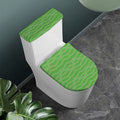 Merry Christmas Lights Pattern Print Toilet Lid And Tank Cover Set
