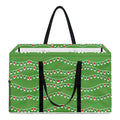 Merry Christmas Lights Pattern Print Utility Tote Bag