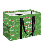 Merry Christmas Lights Pattern Print Utility Tote Bag