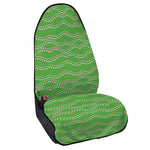 Merry Christmas Lights Pattern Print Waterproof Car Seat Cover