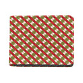 Merry Christmas Plaid Pattern Print Bifold Wallet