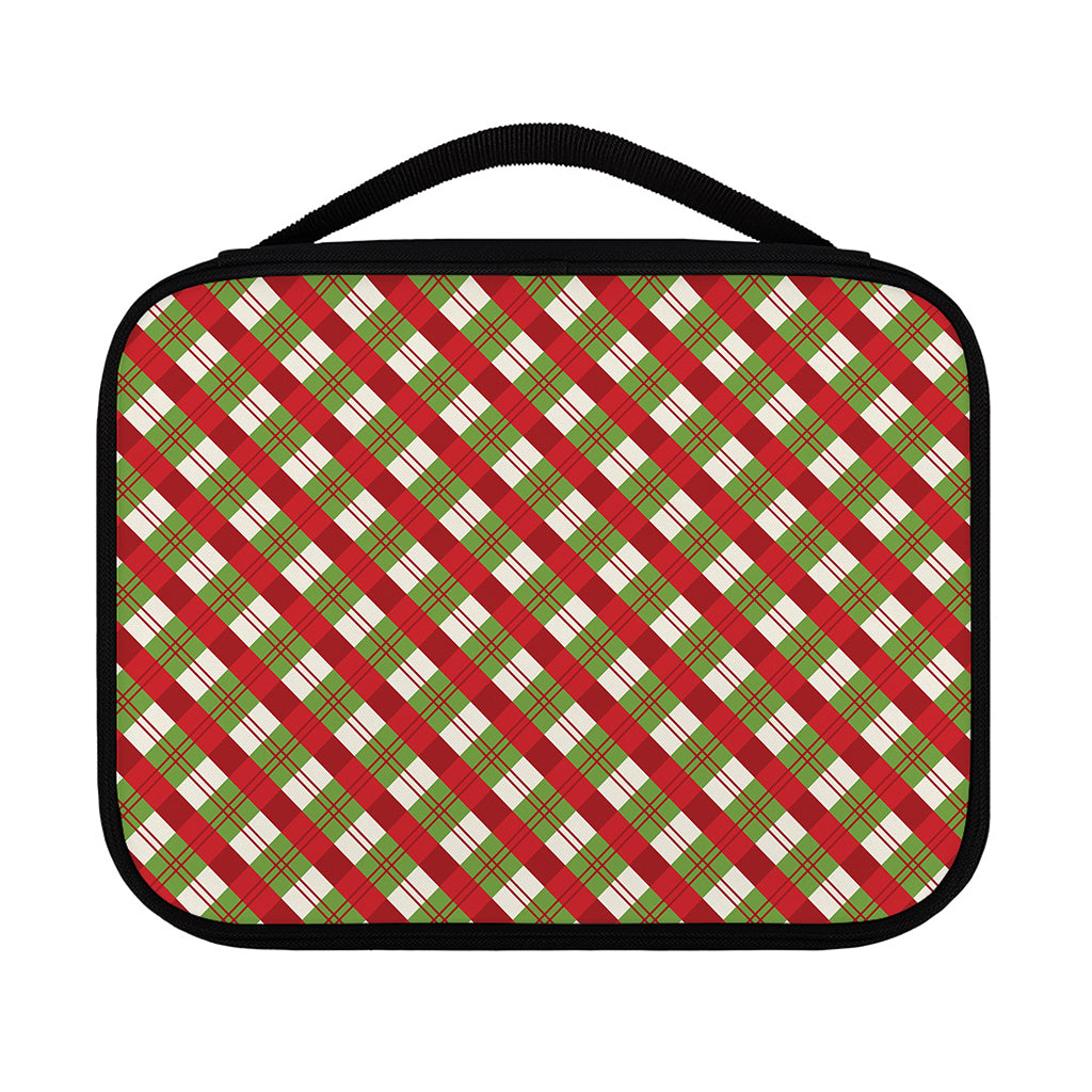 Merry Christmas Plaid Pattern Print Classic Bible Case
