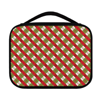 Merry Christmas Plaid Pattern Print Classic Bible Case