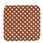 Merry Christmas Plaid Pattern Print Hand Towel