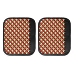 Merry Christmas Plaid Pattern Print Handle Covers