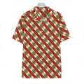 Merry Christmas Plaid Pattern Print Hawaiian Shirt