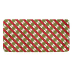 Merry Christmas Plaid Pattern Print Towel