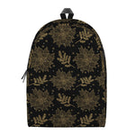 Merry Christmas Poinsettia Pattern Print Backpack