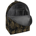 Merry Christmas Poinsettia Pattern Print Backpack