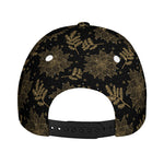 Merry Christmas Poinsettia Pattern Print Baseball Cap