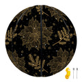 Merry Christmas Poinsettia Pattern Print Basketball