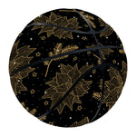 Merry Christmas Poinsettia Pattern Print Basketball