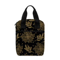 Merry Christmas Poinsettia Pattern Print Bible Tote Bag