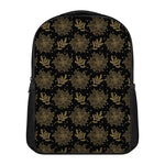 Merry Christmas Poinsettia Pattern Print Casual Backpack