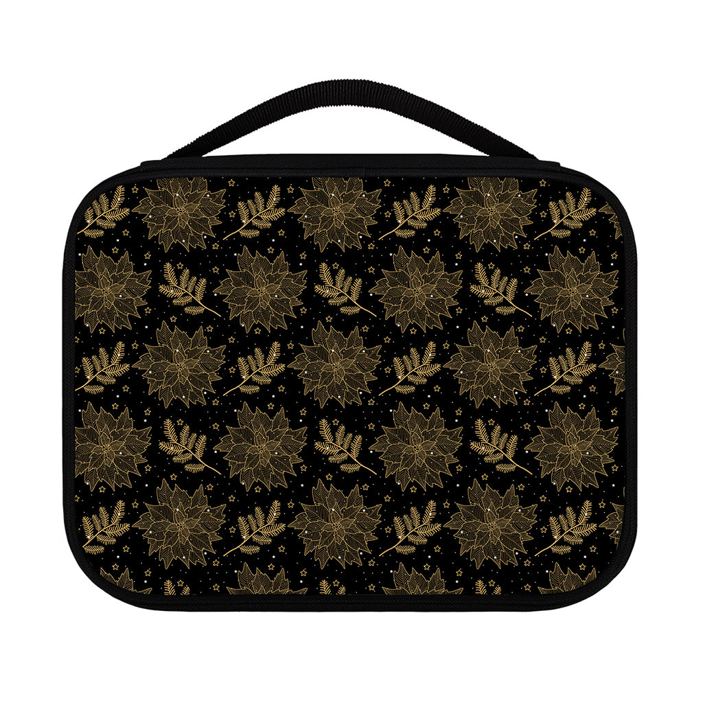 Merry Christmas Poinsettia Pattern Print Classic Bible Case