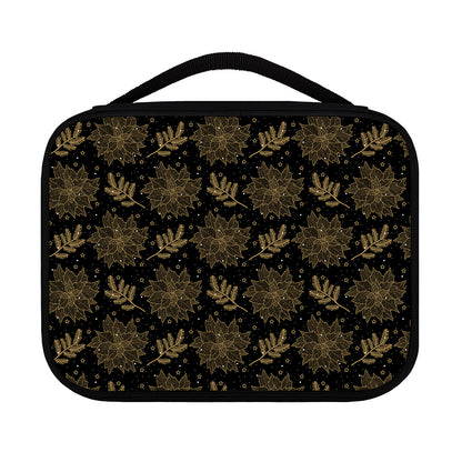 Merry Christmas Poinsettia Pattern Print Classic Bible Case