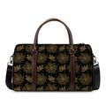 Merry Christmas Poinsettia Pattern Print Duffel Bag
