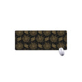 Merry Christmas Poinsettia Pattern Print Extended Mouse Pad