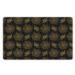 Merry Christmas Poinsettia Pattern Print Polyester Doormat
