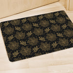 Merry Christmas Poinsettia Pattern Print Polyester Doormat